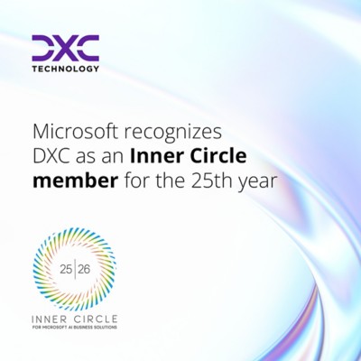 Microsoft Inner Circle 2025-26 badge | DXC Technology